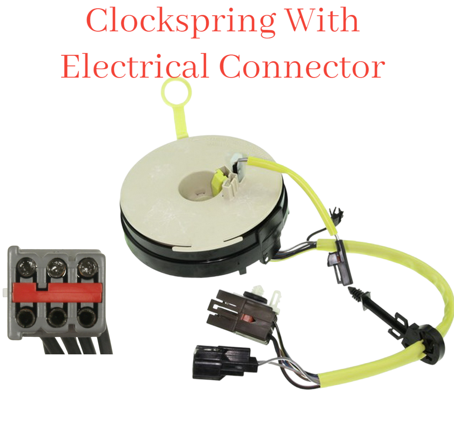 Steering Wheel Clock Spring & Connector W Cruise Fit F150 F250 F350 F5 ...