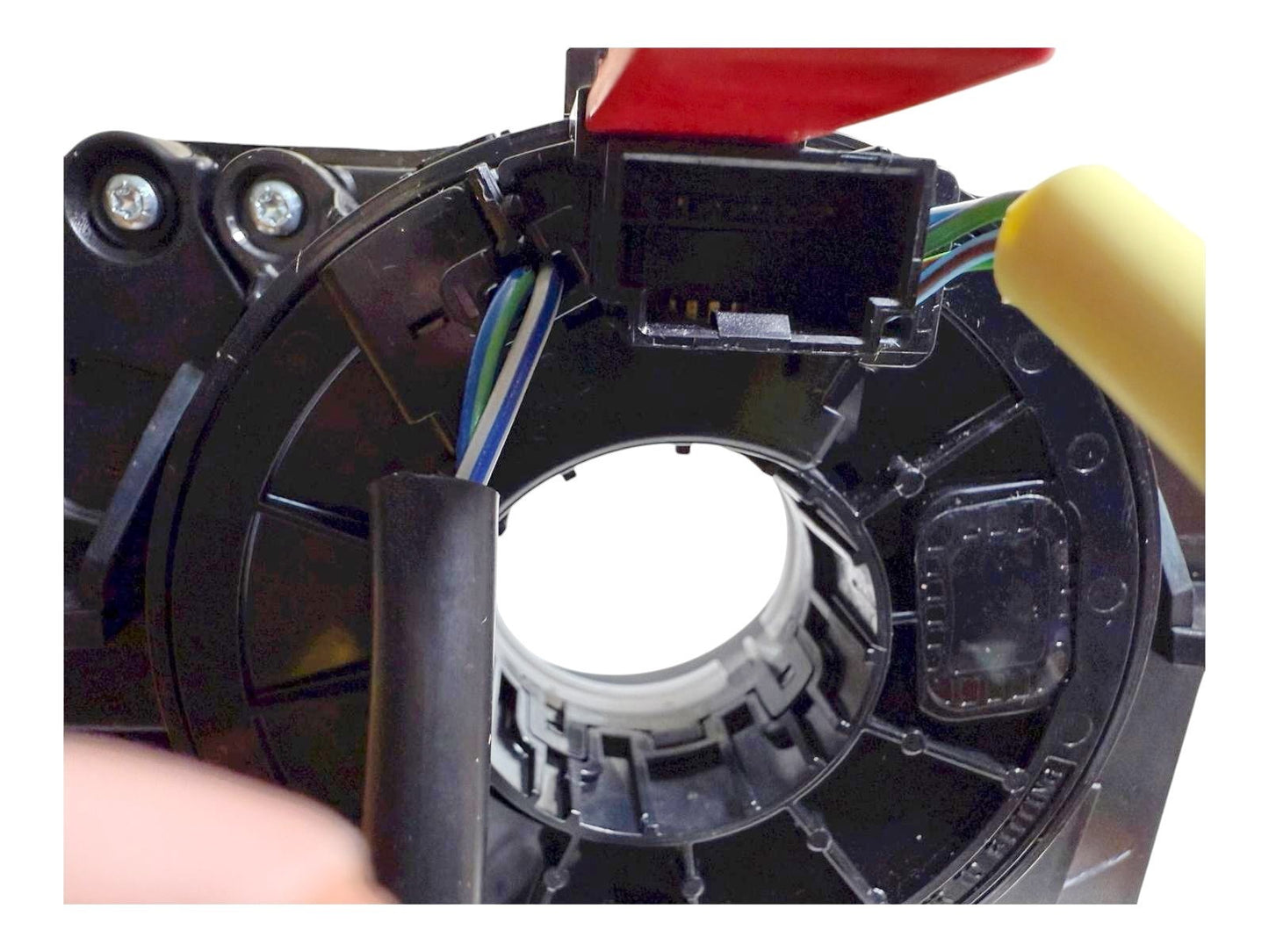 Steering Control Module W Clockspring With Heated Steer , W/O Power Adj Pedal