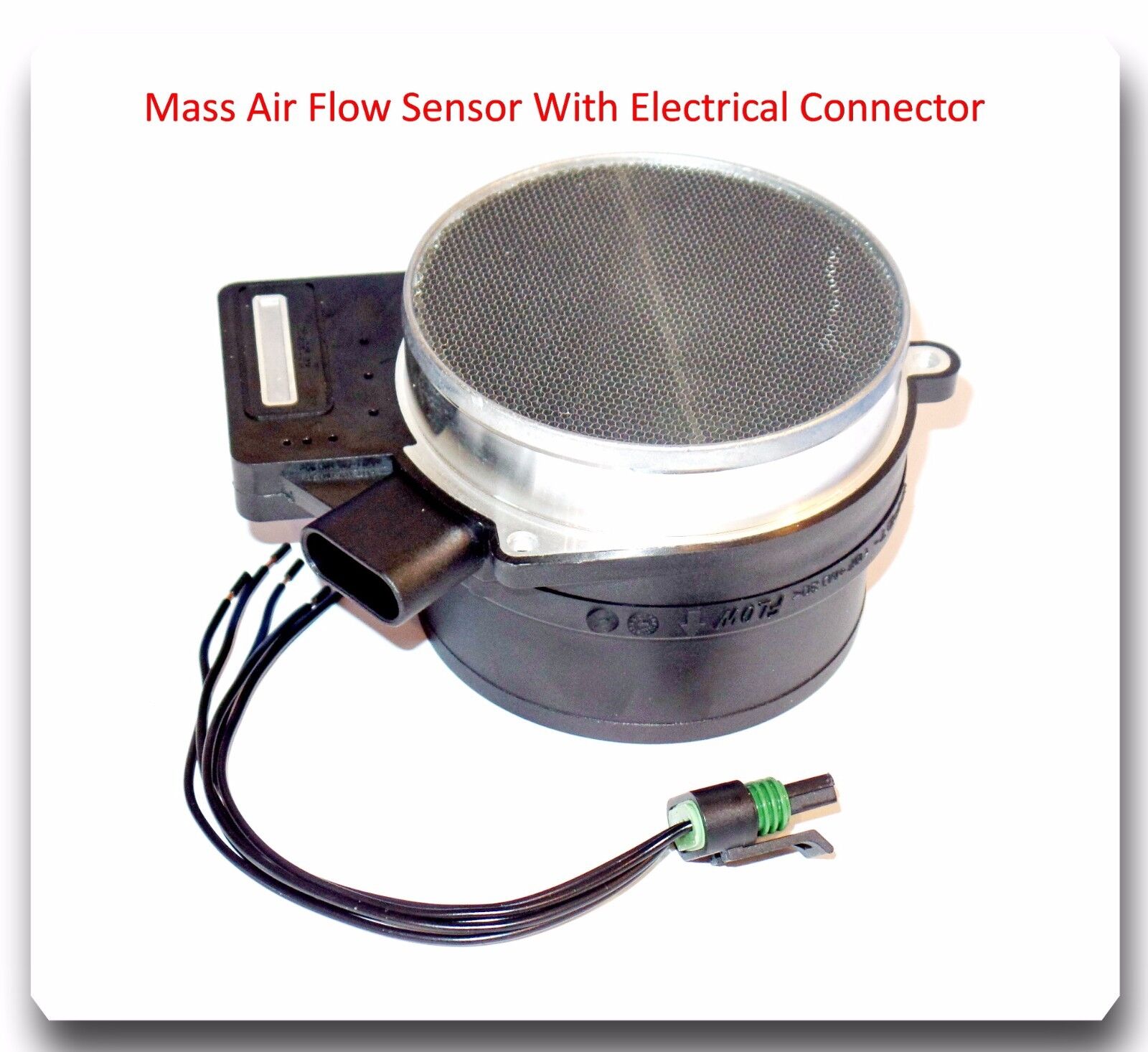 Mass Air Flow Meter w/ Connector For Cadillac Chevrolet GMC Hummer Isuzu Pontiac